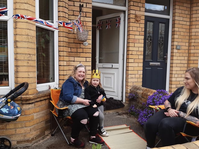 Families came from every house in Mayville Avenue to enjoy the atmosphere