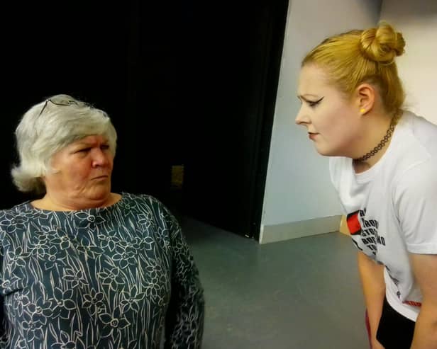 The play at Spotlight focuses on two key characters – Nora and Kylie. Photo submitted