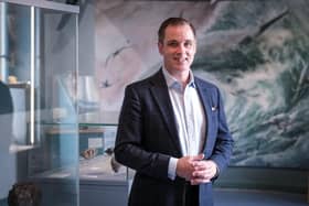 Chief executive of Scarborough Museums and Galleries Andrew Clay in the Rotunda