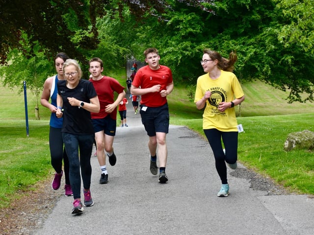 Action from Sewerby Parkrun