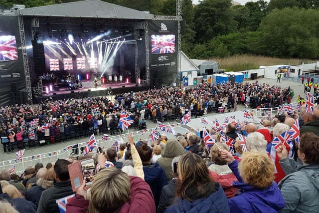 Yorkshire's Platinum Concert at Scarborough Open Air Theatre: Photo: John Ponter.