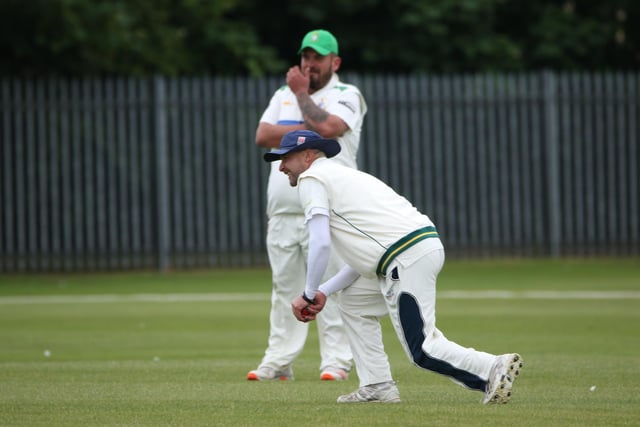 Brid 2nds in fielding action