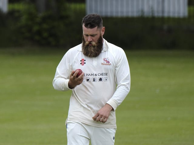 Settrington bowler Matthew Midgley