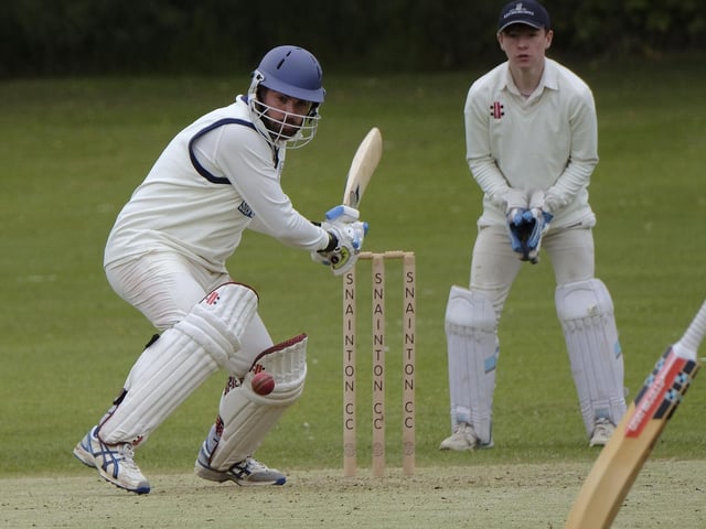Rob Holt looks to get among the runs for Snainton