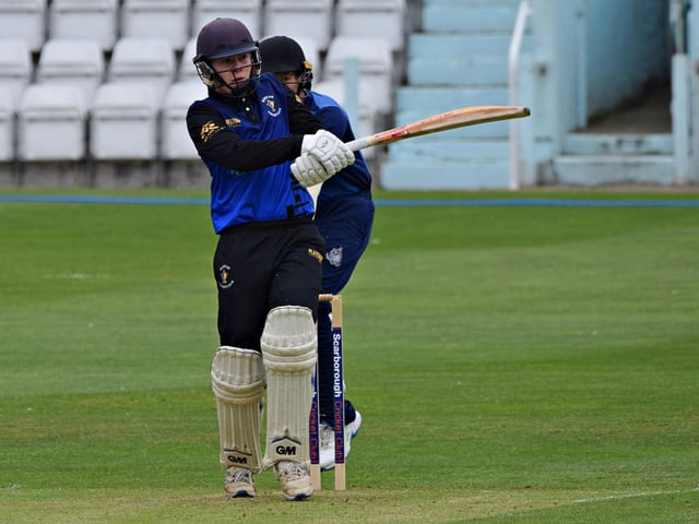 Elsecare batter Callum Higgins top scored with 87