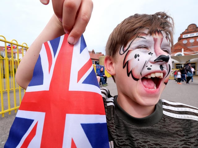 More flag fun at Friarage Community Primary School.