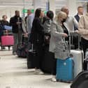 airport: Be prepared to queue. Photo: Getty Images