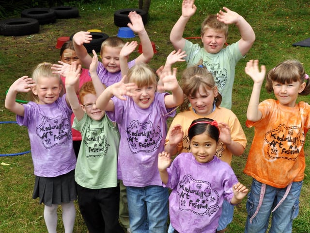 Hinderwell Primary School held its annual arts festival. The children are pictured wearing their arts festival t shirts.