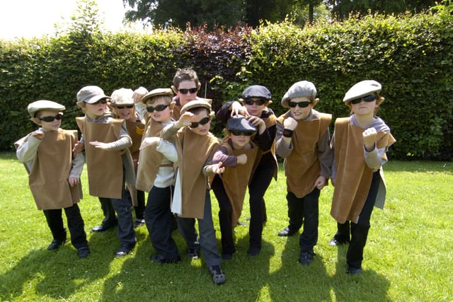 Stoats and Weasels from Egton Primary School's production of The Wind in the Willows.