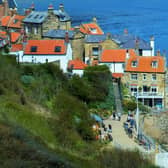 Red roofs at Robin Hood's Bay.