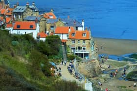 Red roofs at Robin Hood's Bay.