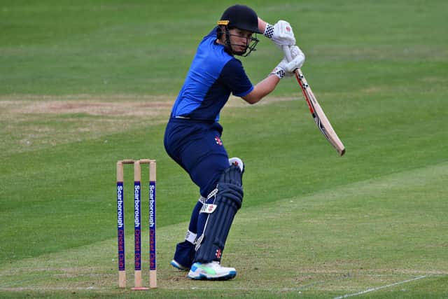 Duncan Brown in action for Scarborough CC
Photo by Simon Dobson
