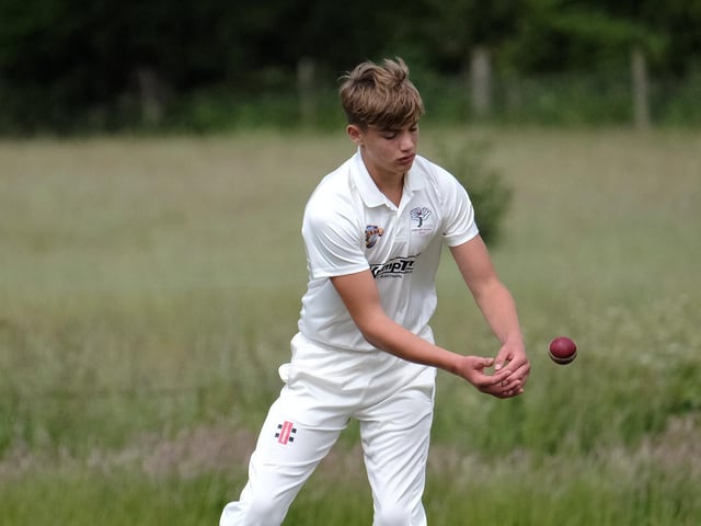 Folkton & Flixton CC 2nds in the field at Scalby CC