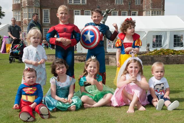 Youngsters attend the popular Princess and Superhero Party at Burton Agnes Hall in 2015. (msh1530x816)