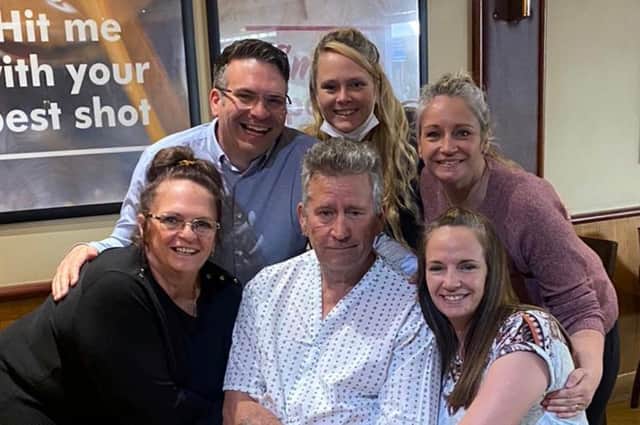 Colin Twist (centre) with wife Penny and children Colin, Autumn, Kelly and Kim