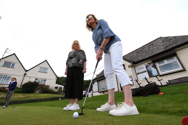 Ladies try out golf at South Cliff GC