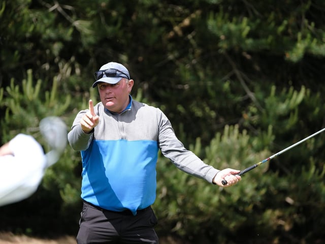 South Cliff Golf Club coach Ivan Oliver at the Come and Try it Day