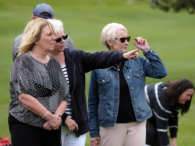 Taking in the action at the South Cliff Golf Club Come and Try it Day
