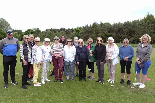 Pro Ivan Oliver and some of the ladies who attended the South Cliff Golf Club Come and Try it Day