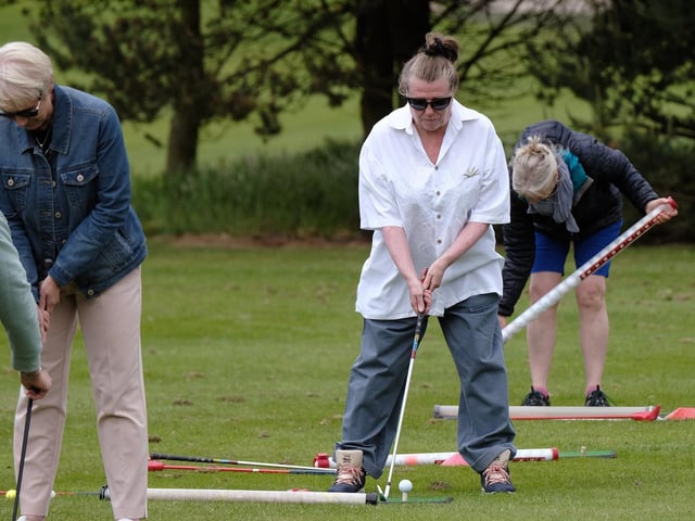 Trying out a new sport at South Cliff GC