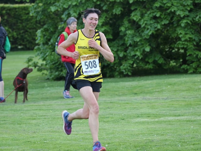 Action from the Sledmere Sunset Trail 10k race