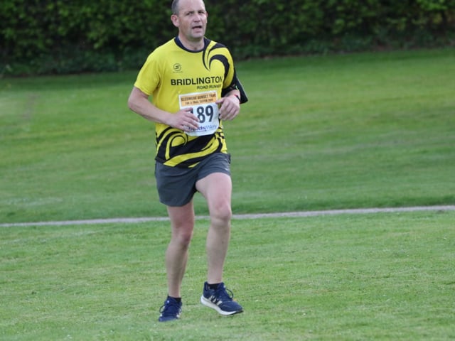 Action from the Sledmere Sunset Trail 10k race