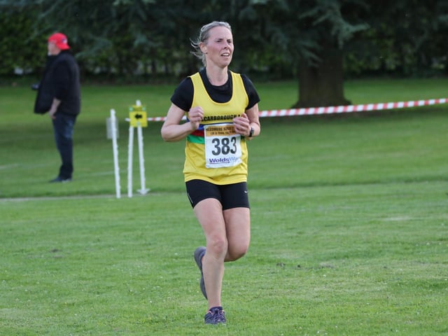 Action from the Sledmere Sunset Trail 10k race
