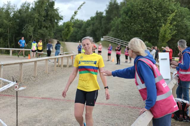 Scarborough Athletic Club members took over the running of the North Yorkshire Water Park Parkrun
Photo by Mik Lambert