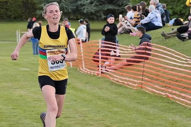Clare O'Neil at Sledmere Sunset Trail 10k