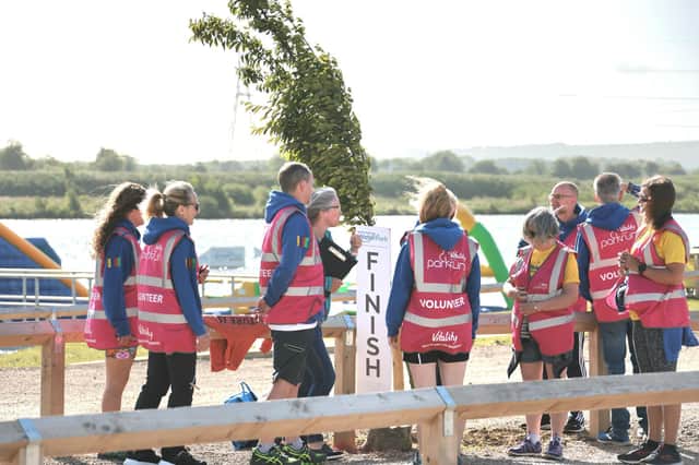 Scarborough Athletic Club members took over the running of the North Yorkshire Water Park Parkrun
Photo by Mik Lambert