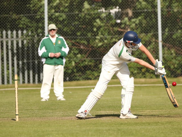 Bridlington CC 3rds in batting action