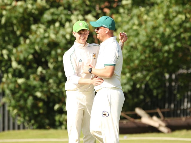 Malton 3rds celebrate a wicket
