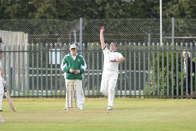 Malton 3rds in bowling action