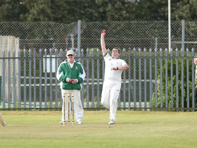 Malton 3rds in bowling action