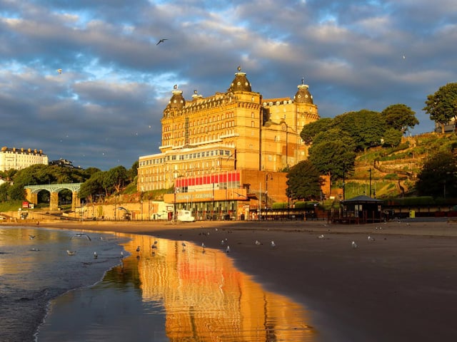 Scarborough at dawn.