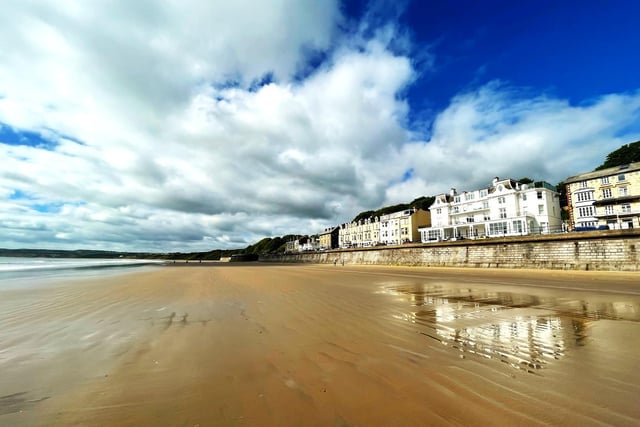 Filey has one of the finest beaches in the UK, stretching for miles along the North Yorkshire coastline.