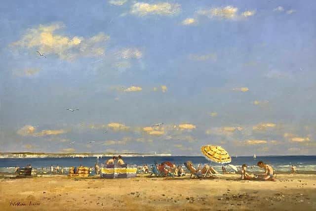 Bright Day in Bridlington by William Burns.
