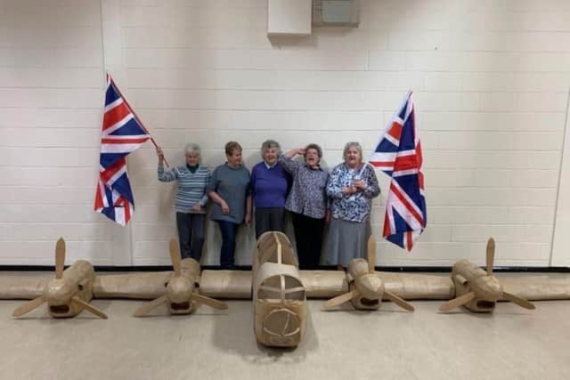 Community volunteers have created huge artworks to form a sculpture trail.