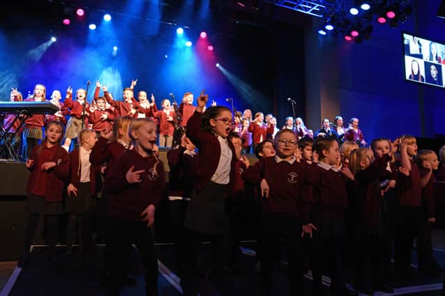 Children at a previous Remarkable Arts concert. Remarkable Arts has promised a fun, uplifting afternoon of live music during School Rocks at Bridlington Priory. Photo submitted