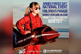 Whitby will host a children's parade and flag-raising event to mark the start of Armed Forces Week.