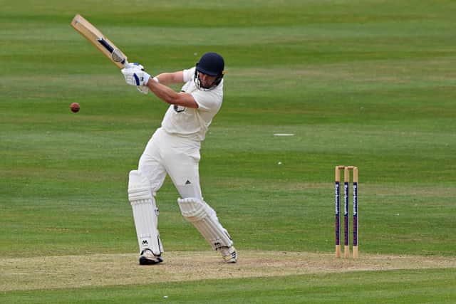 Scarborough CC 2nds youngster Hayden Williamson adds some late runs