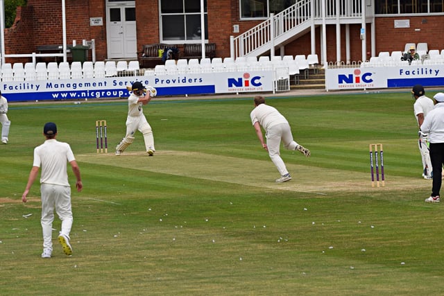 Action from Scarborough CC 2nds v South Holderness CC