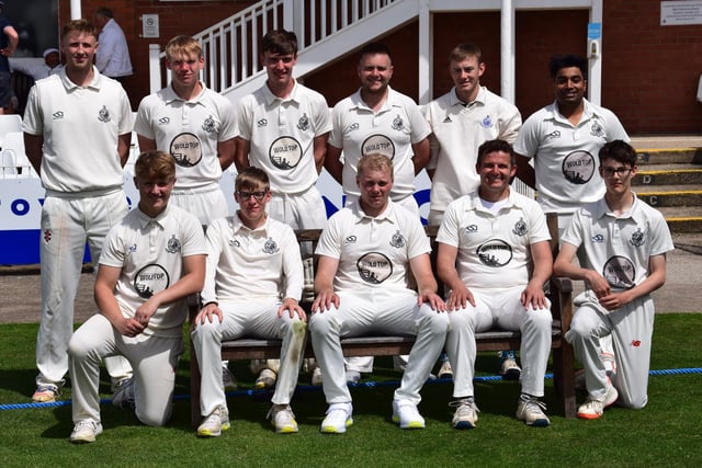 Scarborough CC 2nds line up before their home win against South Holderness

Photo by Simon Dobson