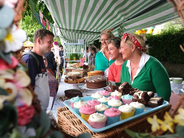 Lovely cakes for sale.