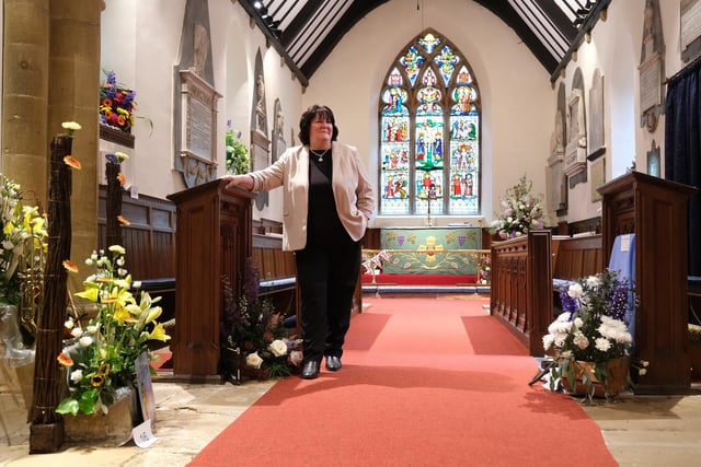 St Laurence's Church Flower Show: Valerie Aston views the fabulous displays.