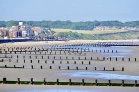 This excellent photograph, taken by Aled Jones, features the breakers along Bridlington’s north beach.