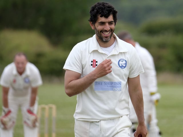 Flamborough CC skipper Marcos Brown-Garcia is all smiles