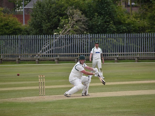 Carving a shot into the offside