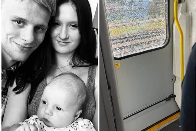 15 week old Esme Emmerson was travelling home with her father and mother Jason Emmerson and Kristina Vojsovicova on the 3pm Northern service from Bridlington to Hull when the incident happened.