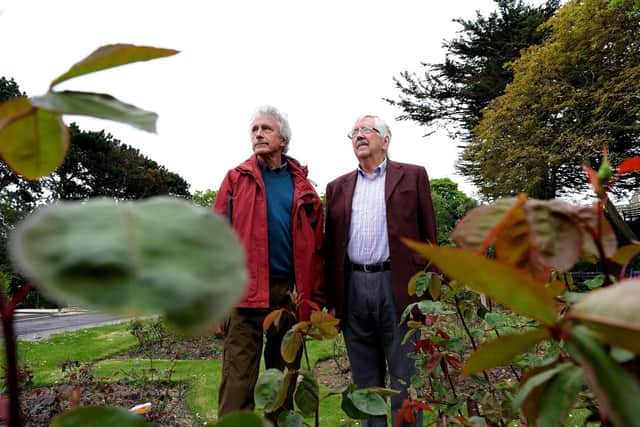 David Auton, South Cliff Community Group, and Adrian Perry, Friends of South Cliff Gardens.